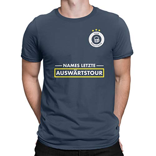Herren Unisex Kurzarm T-Shirt Die letzte Auswärtstour Junggesellenabschied JGA